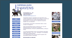 Desktop Screenshot of dierenkliniekijhavens.nl